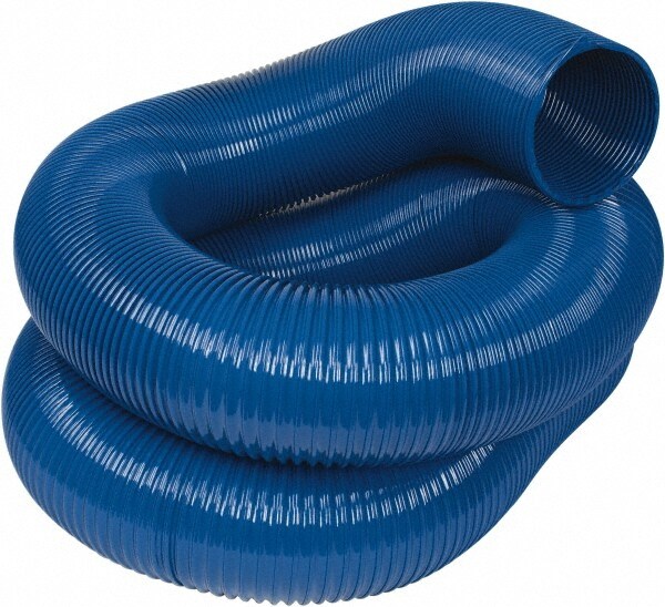 Blower Duct Hose: Polyvinylchloride, 8" ID, 7 psi