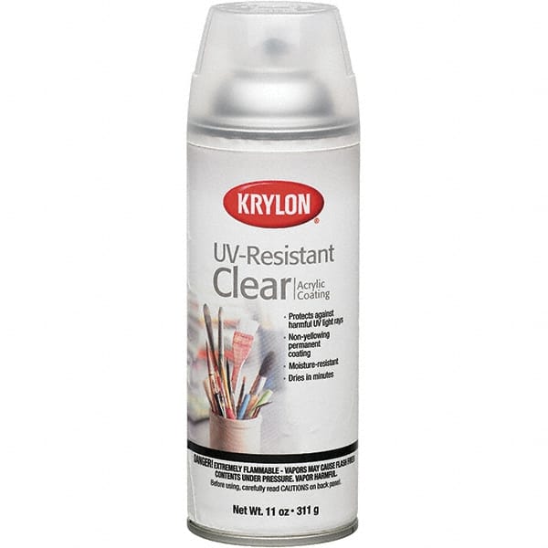 Krylon - Acrylic Coating Spray Paint: Crystal Clear, Gloss, 16 oz -  48516934 - MSC Industrial Supply