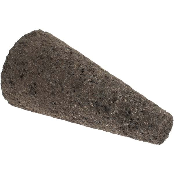 Abrasive Square Tip Cone: Type 17, Very Coarse, 3/8-24 Arbor Hole