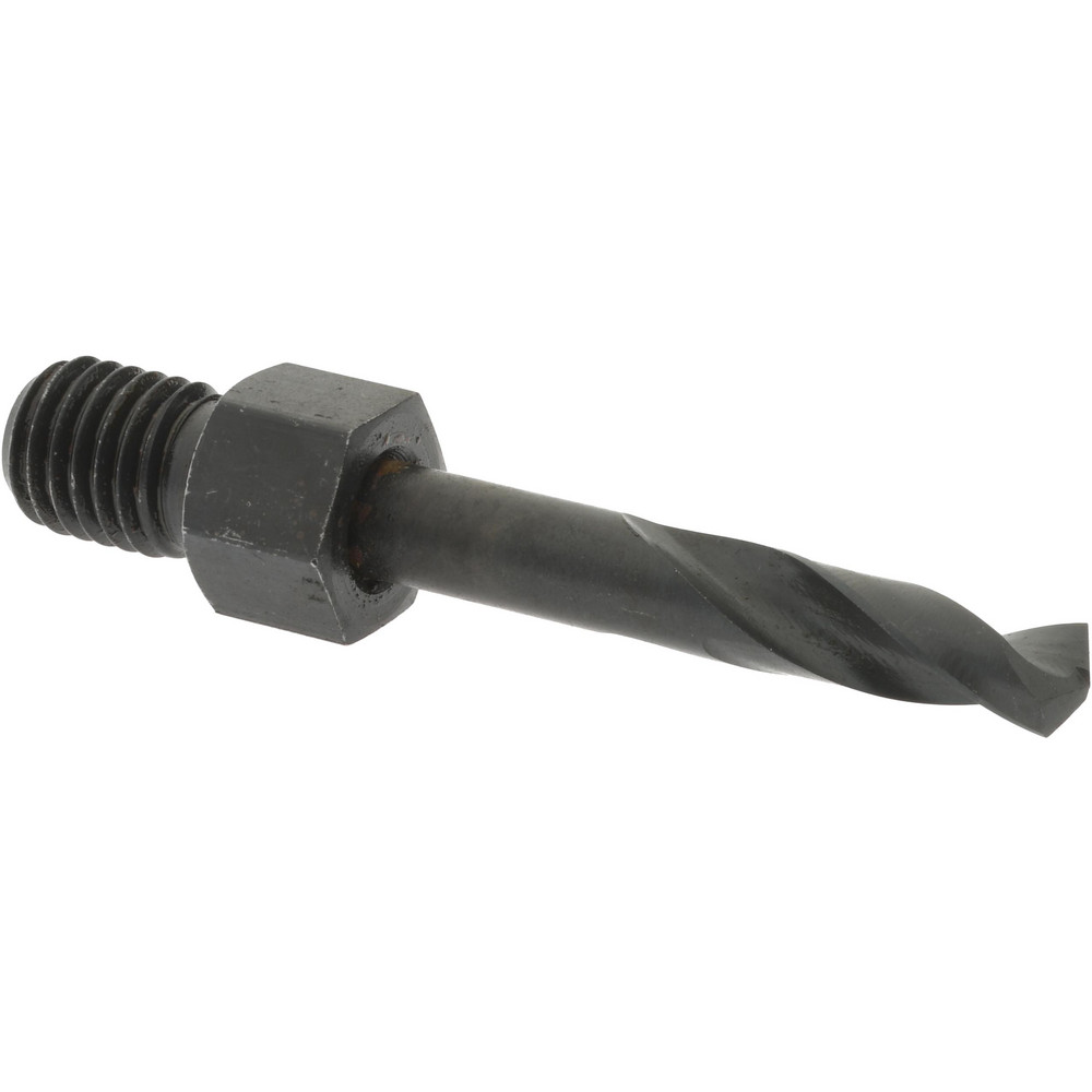 Threaded Shank Drill Bit: #20, 135 ° Point, 1/4-28 Shank, High Speed Steel