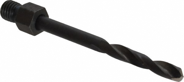 Threaded Shank Drill Bit: #20, 135 ° Point, 1/4-28 Shank, High Speed Steel