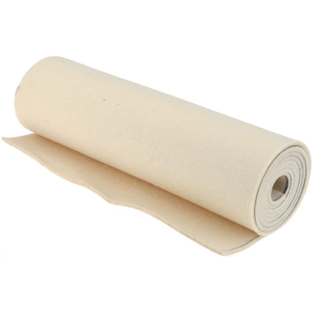 Made in USA 1/8 Thick x 60 Wide x 12 Long, Pressed Wool Felt Sheet 2  Lbs/Square Yd., Gray, 400 psi 