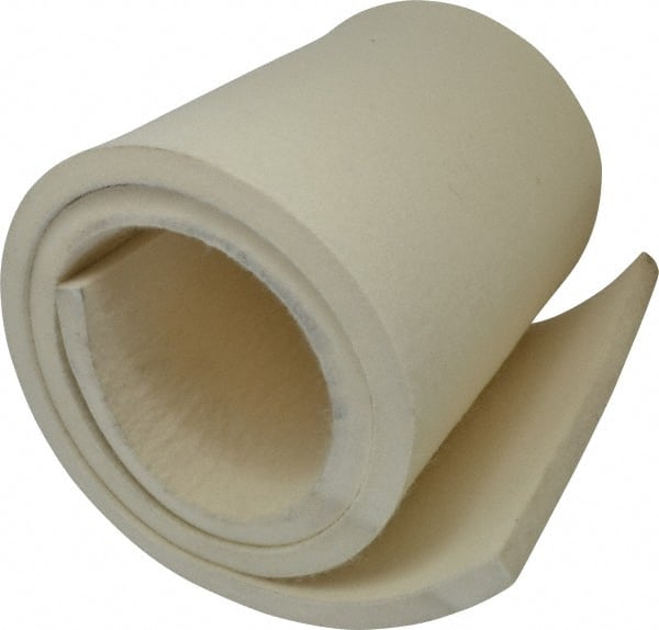 6mm Thick White Pressed Wool Felt BS4060 A75/5W