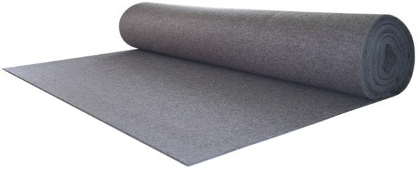 60 x 72 x 1/8 Gray Pressed Wool Felt Sheet