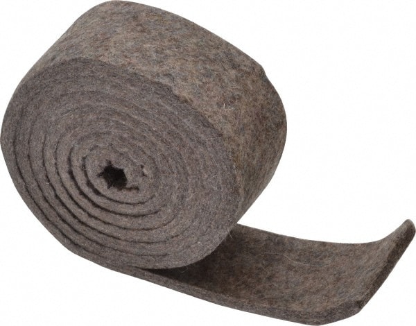 Made in USA - 1/4 Inch Thick x 1-1/2 Inch Wide x 5 Ft. Long, Felt Stripping  - 48545495 - MSC Industrial Supply