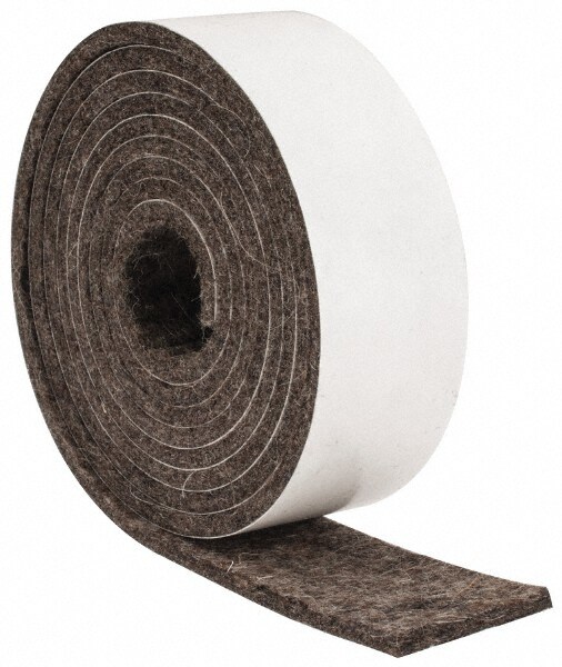 1/8 Inch Thick x 1 Inch Wide x 5 Ft. Long, Felt Stripping