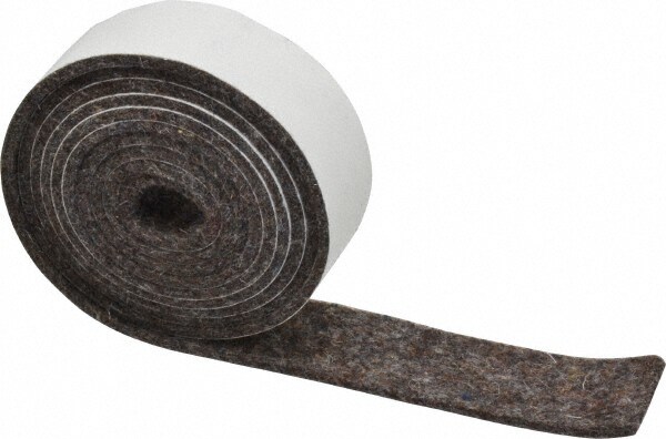 1/8 Inch Thick x 1 Inch Wide x 5 Ft. Long, Felt Stripping