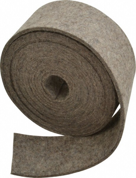 1/8 Inch Thick x 2 Inch Wide x 10 Ft. Long, Felt Stripping