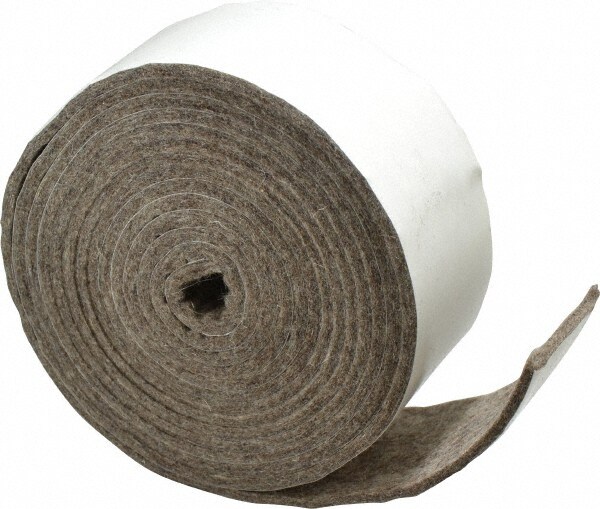 1/8 Inch Thick x 2 Inch Wide x 10 Ft. Long, Felt Stripping