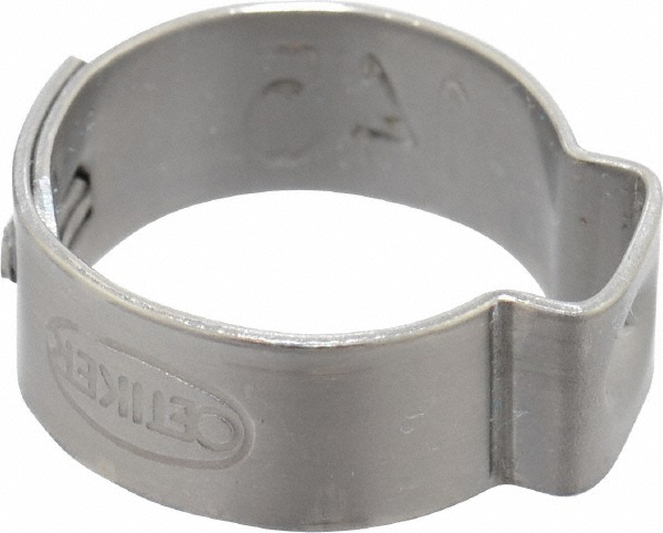 1-Ear Clamp: 9/16" Stainless Steel