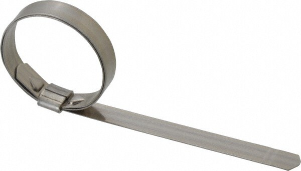 1-3/8" ID, Grade 201, Stainless Steel Preformed J-Type Clamp