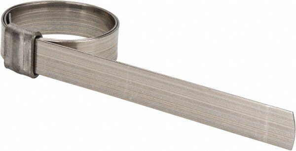1-1/4" ID, Grade 201, Stainless Steel Preformed J-Type Clamp