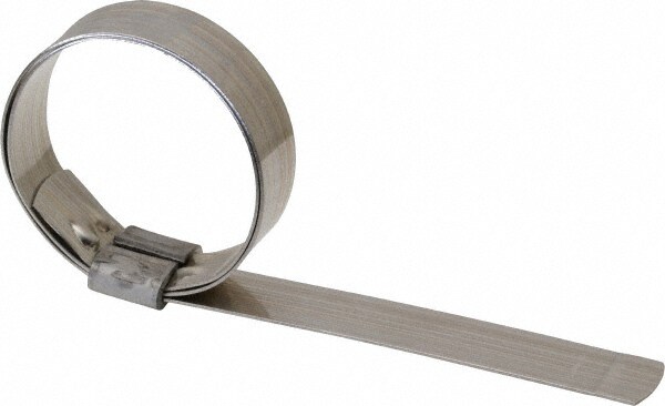 1-3/4" ID, Grade 201, Stainless Steel Preformed J-Type Clamp