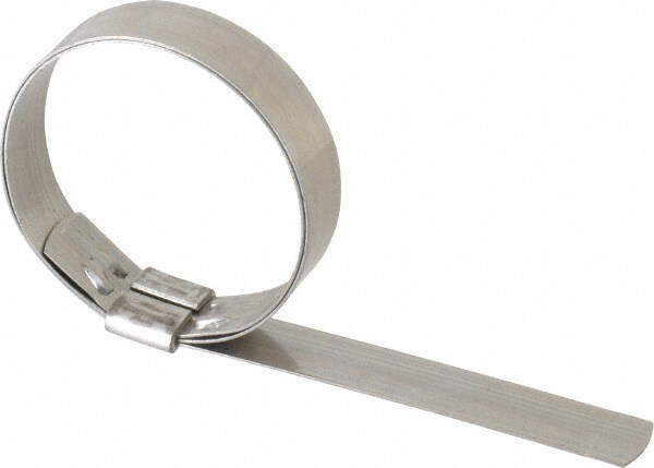 2-1/4" ID, Grade 201, Stainless Steel Preformed J-Type Clamp