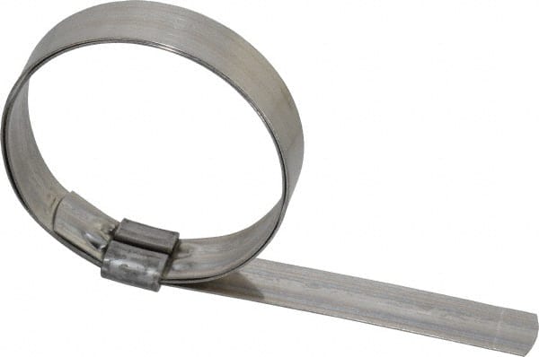 IDEAL TRIDON - 2-1/2″ ID, Grade 201, Stainless Steel Preformed J-Type Clamp  - 48555643 - MSC Industrial Supply