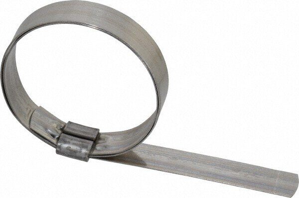 2-1/2" ID, Grade 201, Stainless Steel Preformed J-Type Clamp
