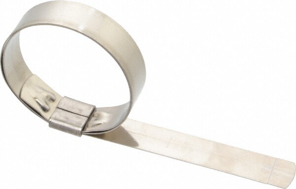 2" ID, Grade 201, Stainless Steel Preformed Center Punch Type Clamp