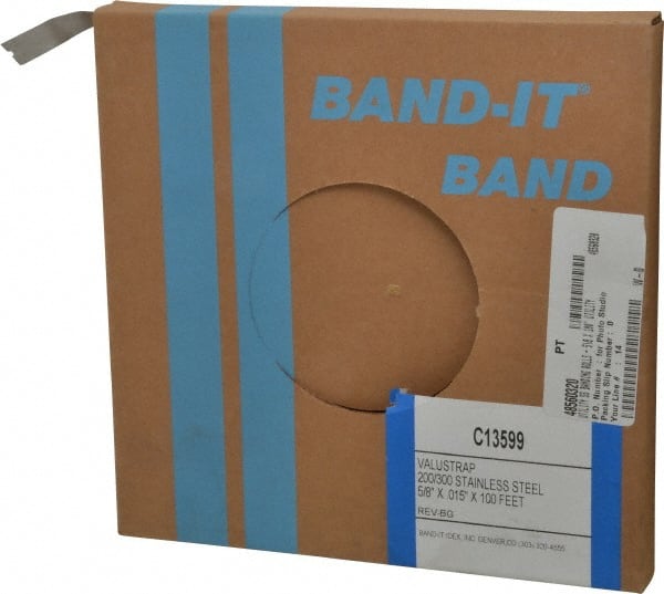 Band-It C13599 Grade 200 to 300, Stainless Steel Banding Strap Roll 