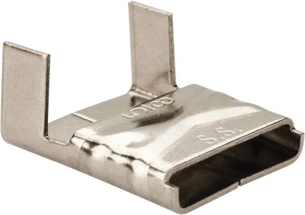 100 per Box 3/4 Width BAND-IT C15699 200/300 Stainless Steel Valuclip
