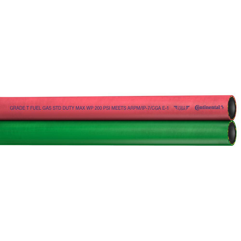 1/4" Inside x 17/32" Outside Diam, Grade T Welding Hose