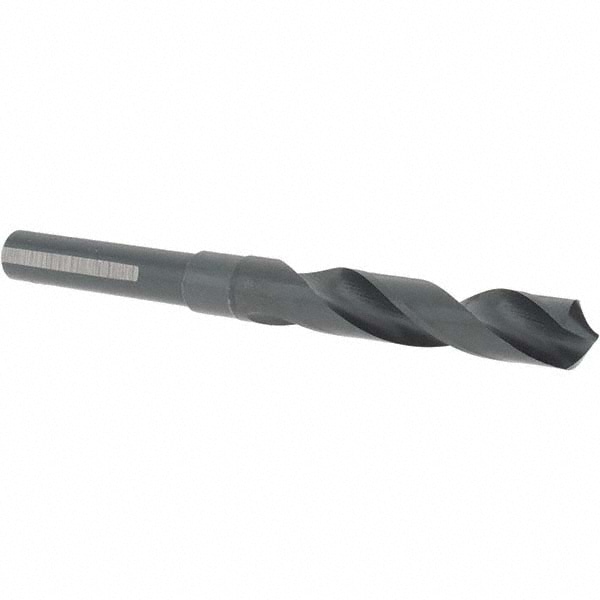 Reduced Shank Drill Bit: 39/64'' Dia, 1/2'' Shank Dia, 118 °, High Speed  Steel