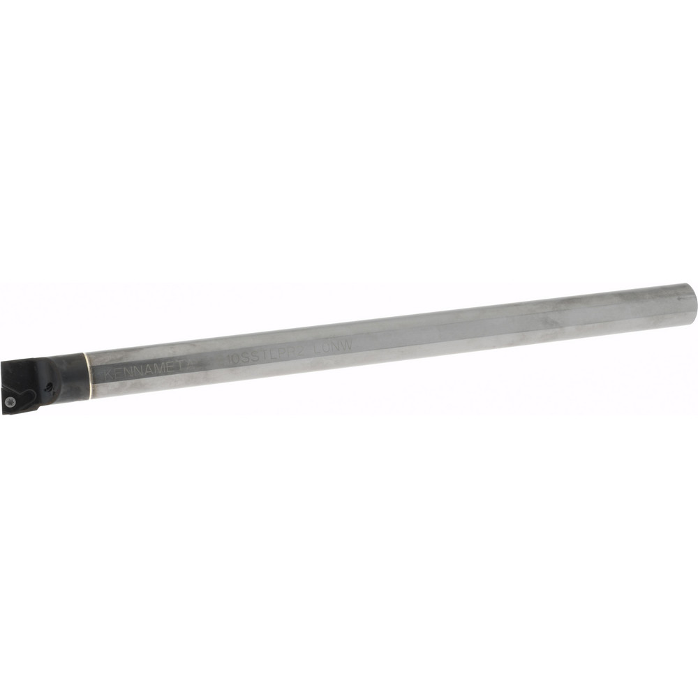 Indexable Boring Bar: E10STLPR2 KWH, 19.56 mm Min Bore Dia, Right Hand Cut, 5/8" Shank Dia, -5 ° Lead Angle, Solid Carbide