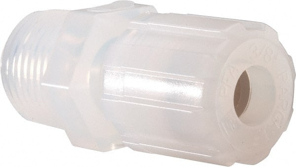 NewAge Industries 5320896 Compression Tube Connector: 1/2" Thread, 3/8" Tube OD, Tube OD x NPT 