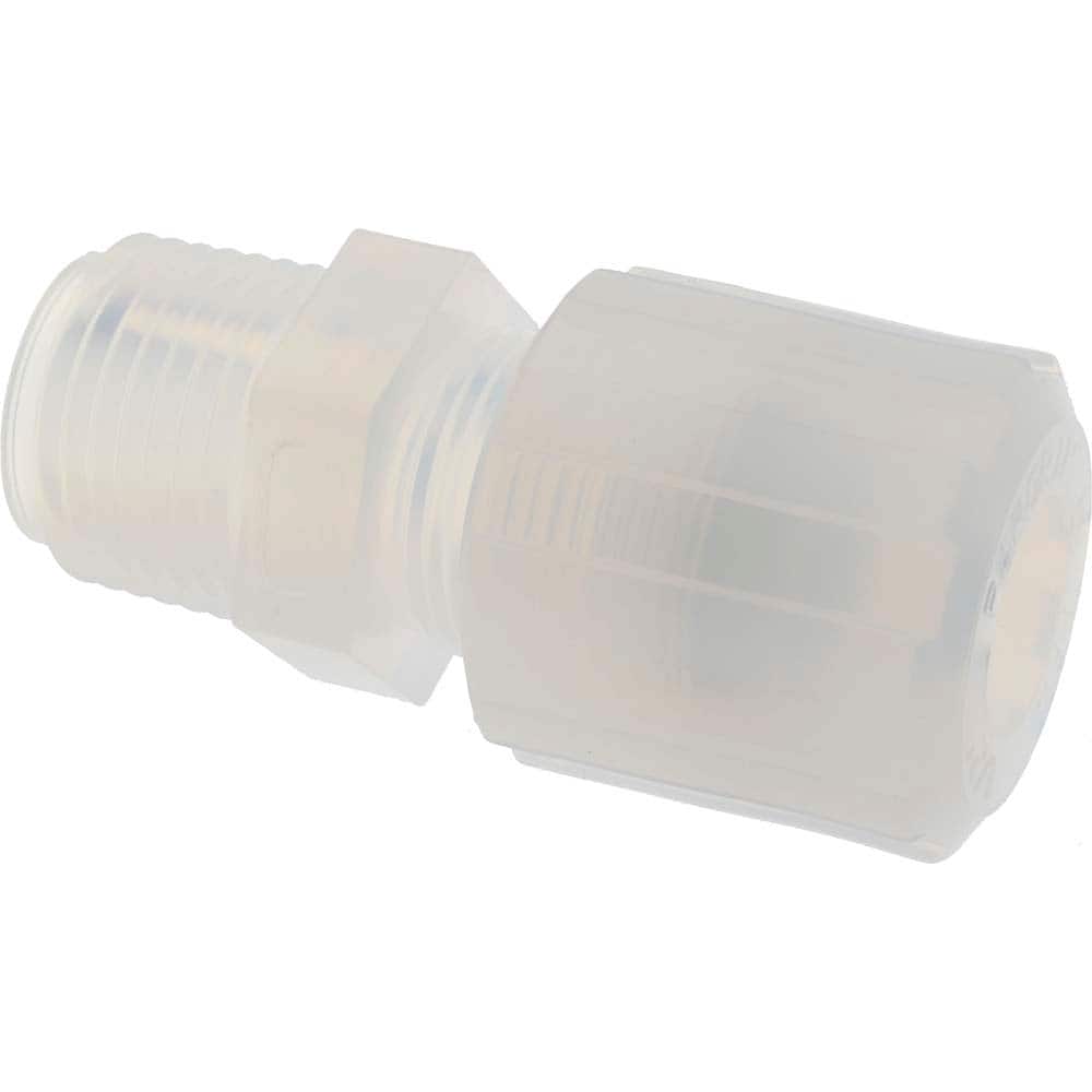 NewAge Industries 5320980 Compression Tube Connector: 1/2" Thread, 1/2" Tube OD, Tube OD x NPT 