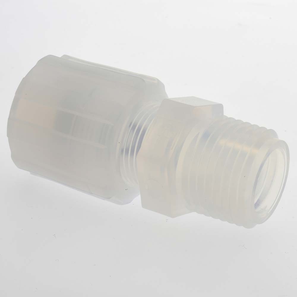 NewAge Industries 1/2" Tube OD, PFA PTFE Plastic Compression Tube