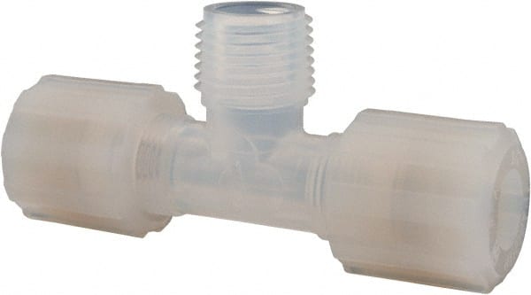 NewAge Industries 5324928 Compression Tube Male Branch Tee: 1/2" Thread, 1/2" Tube OD 