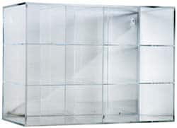 PRO-SAFE MSCASG12 12 Pair Cabinet with Individual Compartments, Safety Goggles Dispenser 