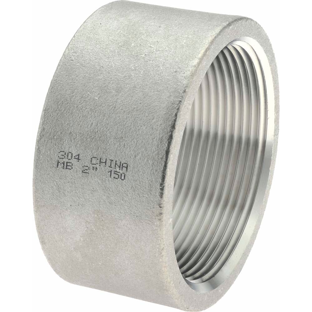 Merit Brass K411H-32 Pipe Half Coupling: 2" Fitting, 304 Stainless Steel Image