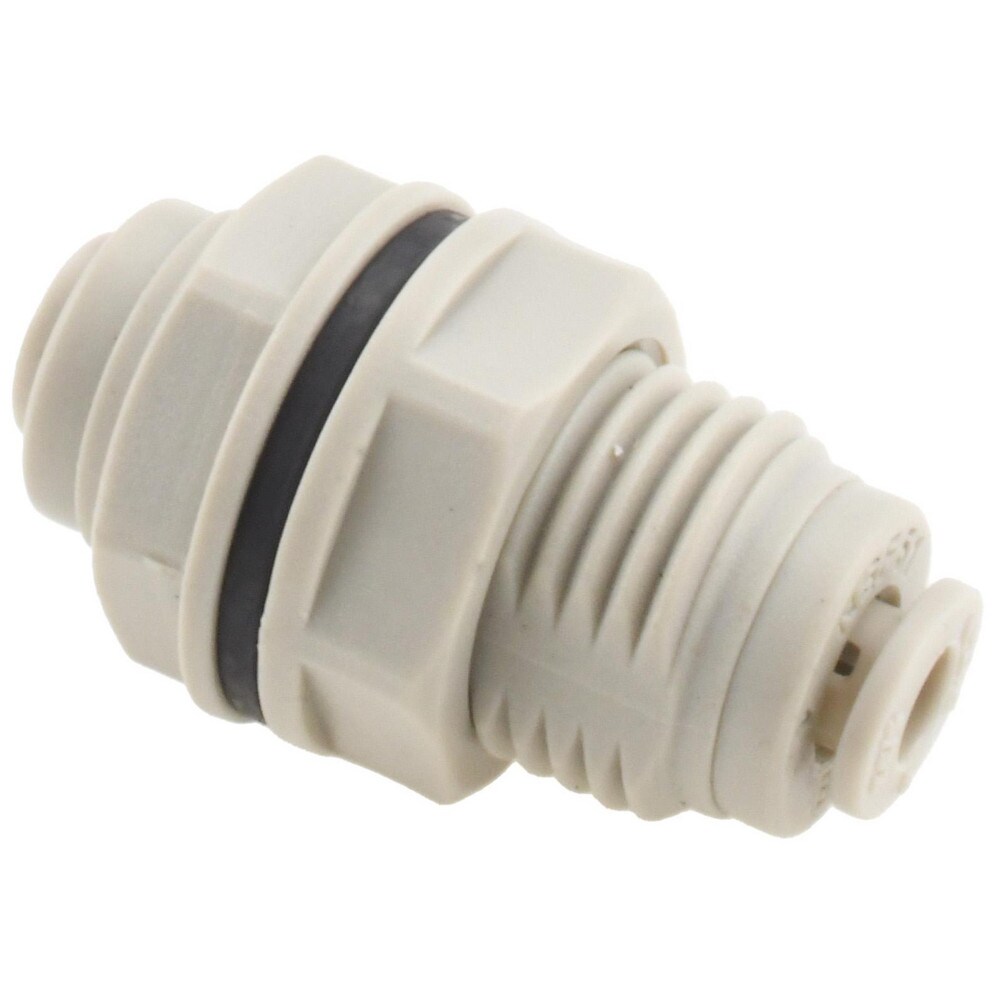 Push-To-Connect Tube Fitting: Bulkhead Union, 5/32" OD