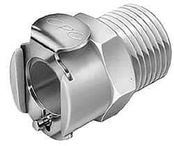 CPC Colder Products PLC10006BSPT 1/4" Nominal Flow, 3/8 BSPT Thread, Male, Inline Threaded-Female Socket 