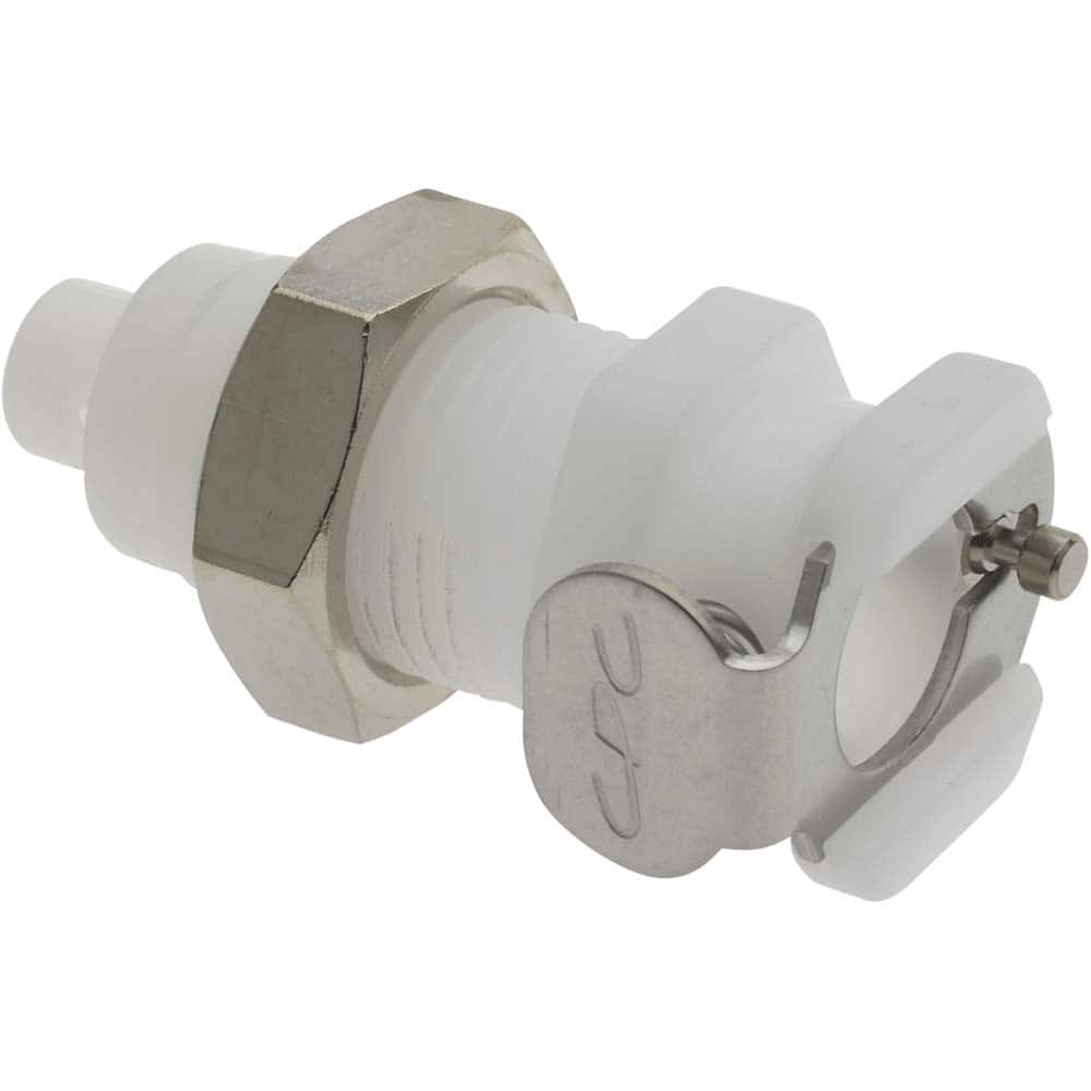 CPC Colder Products PMC1601NA 1/8" Nominal Flow, 1/16" ID, Female, Panel Mount Hose Barb-Female Socket 