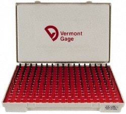 Vermont Gage 901100300 Class ZZ Plug Gage Set: 0.011 to 0.25" Range, 240 Pc Image