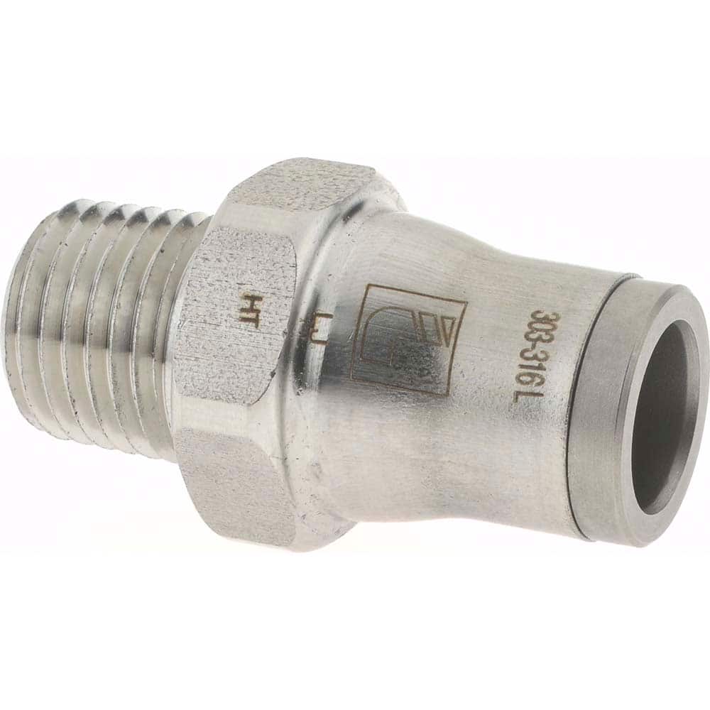 Legris 3805 60 14 Push-To-Connect Tube to Male & Tube to Male NPT Tube Fitting: Male Connector, 1/4" Thread, 3/8" OD 