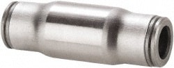 Legris 3806 55 00 Push-To-Connect Tube to Tube Tube Fitting: Union, Straight, 3/16" OD Image