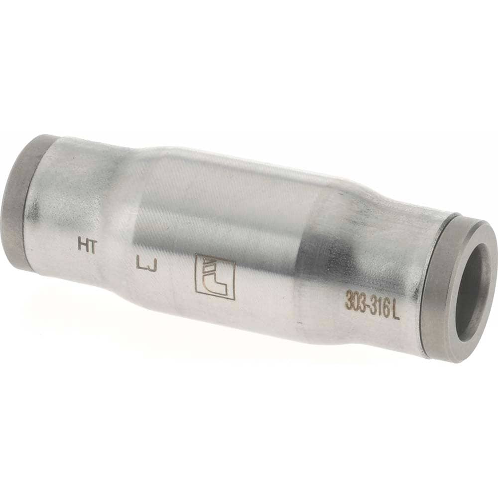 Legris 3806 56 00 Push-To-Connect Tube to Tube Tube Fitting: Union, Straight, 1/4" OD Image