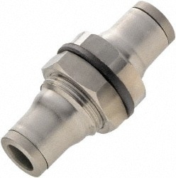 Legris 3816 62 00 Push-To-Connect Tube to Tube Tube Fitting: Bulkhead Union, 1/2" OD Image