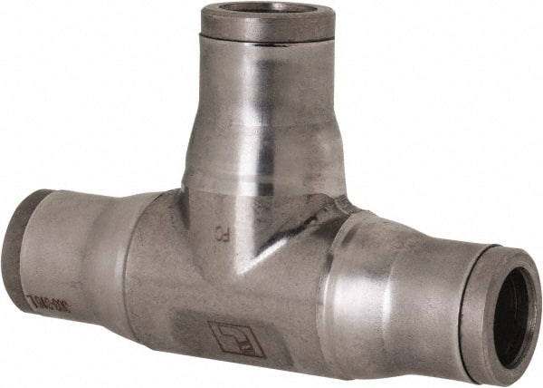 Legris 3804 60 00 Push-To-Connect Tube to Tube Tube Fitting: Bulkhead Tee Connector, Tee 3/8" OD 