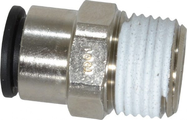 AIGNEP USA 80621-08 1/4 Safety Coupler x 1/2 Male NPTF Thread Nickel Plated Brass