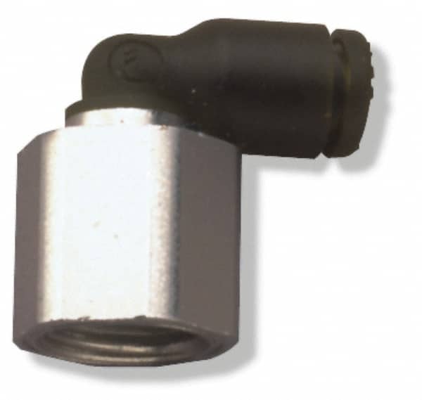 Legris - Push-To-Connect Tube Fitting: Female Elbow, 1/8″ Thread