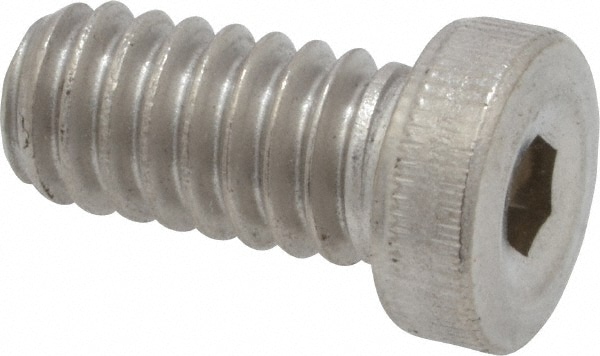 Value Collection R48622384 Low Head Socket Cap Screw: 1/4-20, 1/2" Length Under Head, Low Socket Cap Head, Hex Socket Drive, Stainless Steel Image