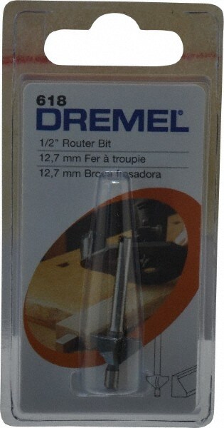 1/2" Diam, High Speed Steel Edge Profile Chamfer Router Bit