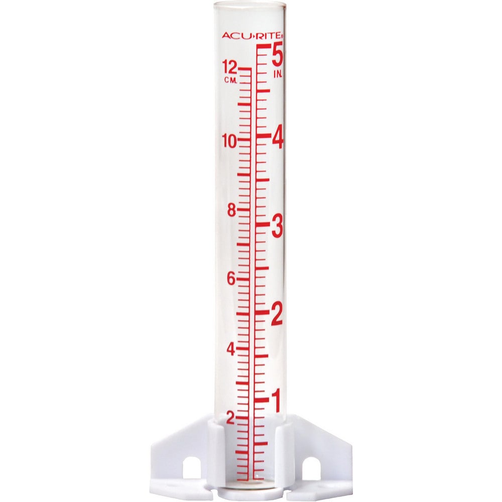 AcuRite - Rain Gauges; Thermometer: No; Magnifying: No | MSC Industrial ...