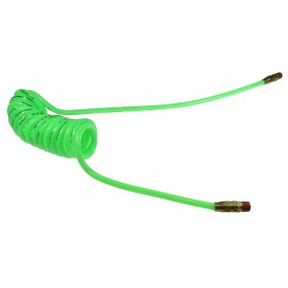 Coilhose Pneumatics PR516-204B-G Coiled & Self Storing Hose: 5/16" ID, 20 Long, Male Swivel x Male Swivel Image