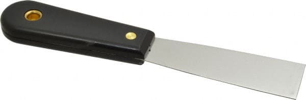Putty Knife: Stainless Steel, 1-1/4" Wide