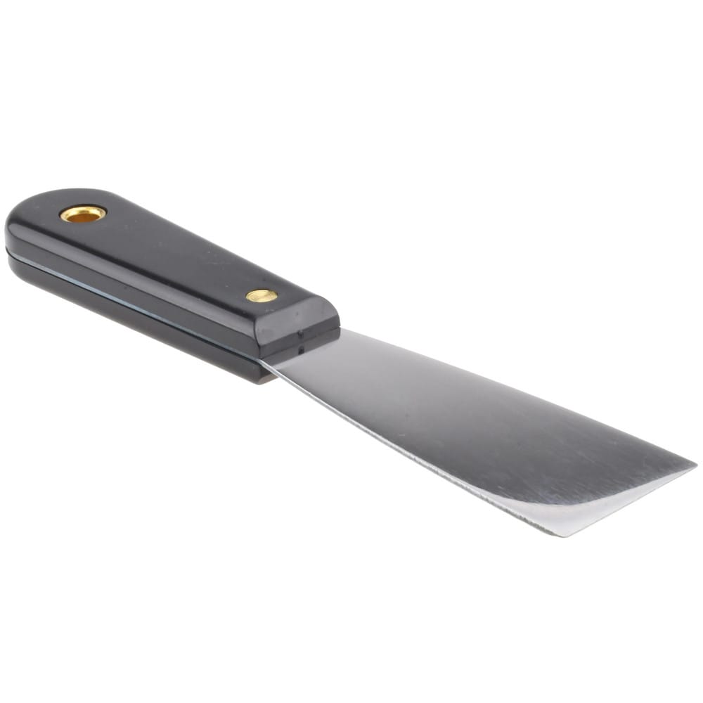 Putty Knife: Stainless Steel, 1-1/2" Wide
