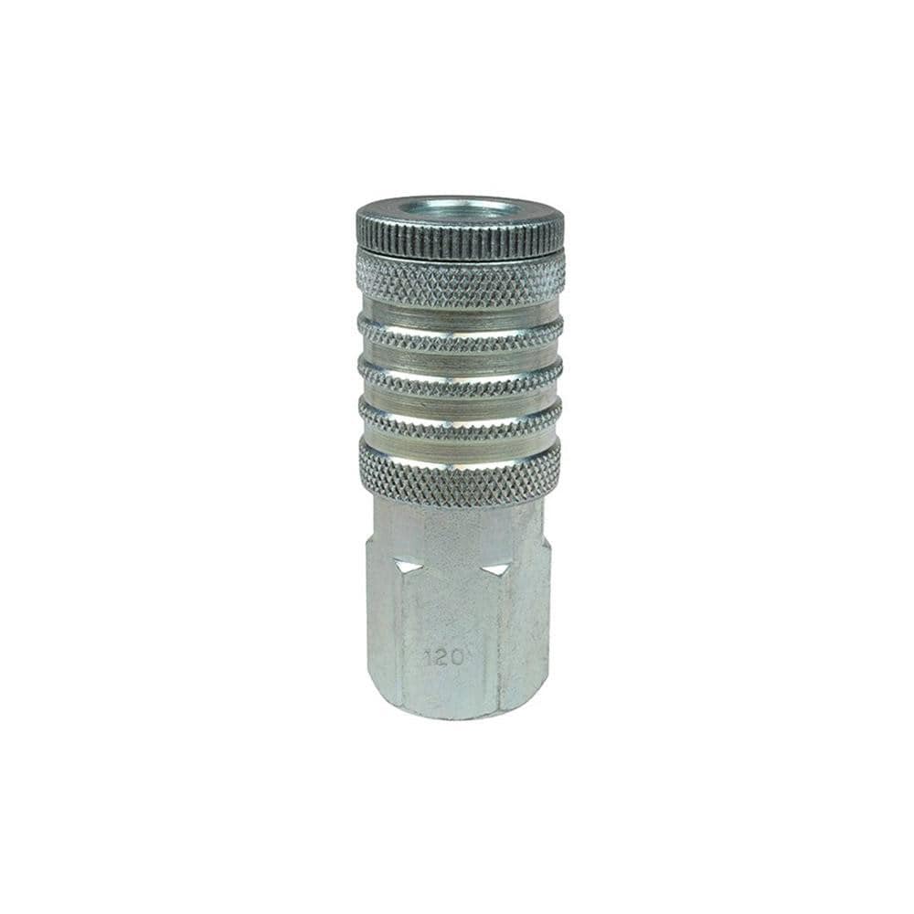 Coilhose Pneumatics 120 Pneumatic Hose Coupling: 1/2" Thread, 1/2" Body Dia, Industrial Interchange Image